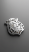 Polished Pewter Emblem Plaque