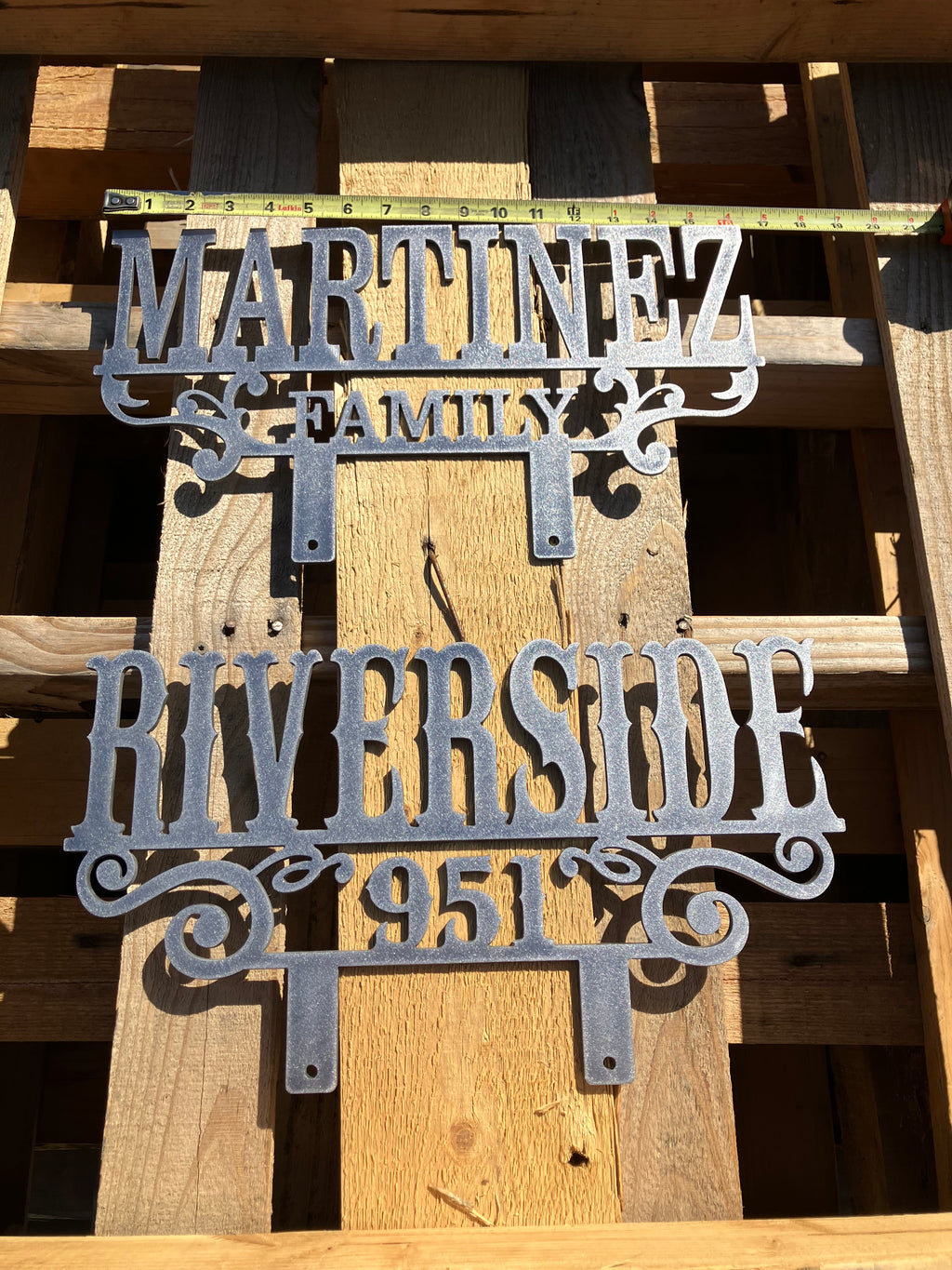 10 Ga - 9" x 16" Chrome Car Plaque