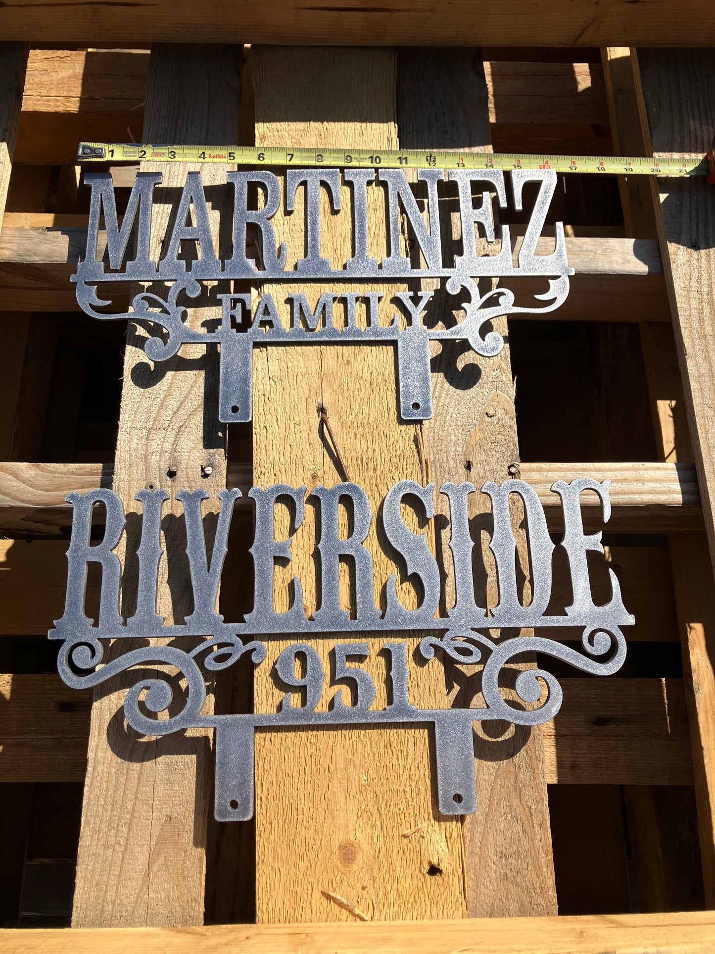 3/16" - 9" x 16" Chrome Car Plaque