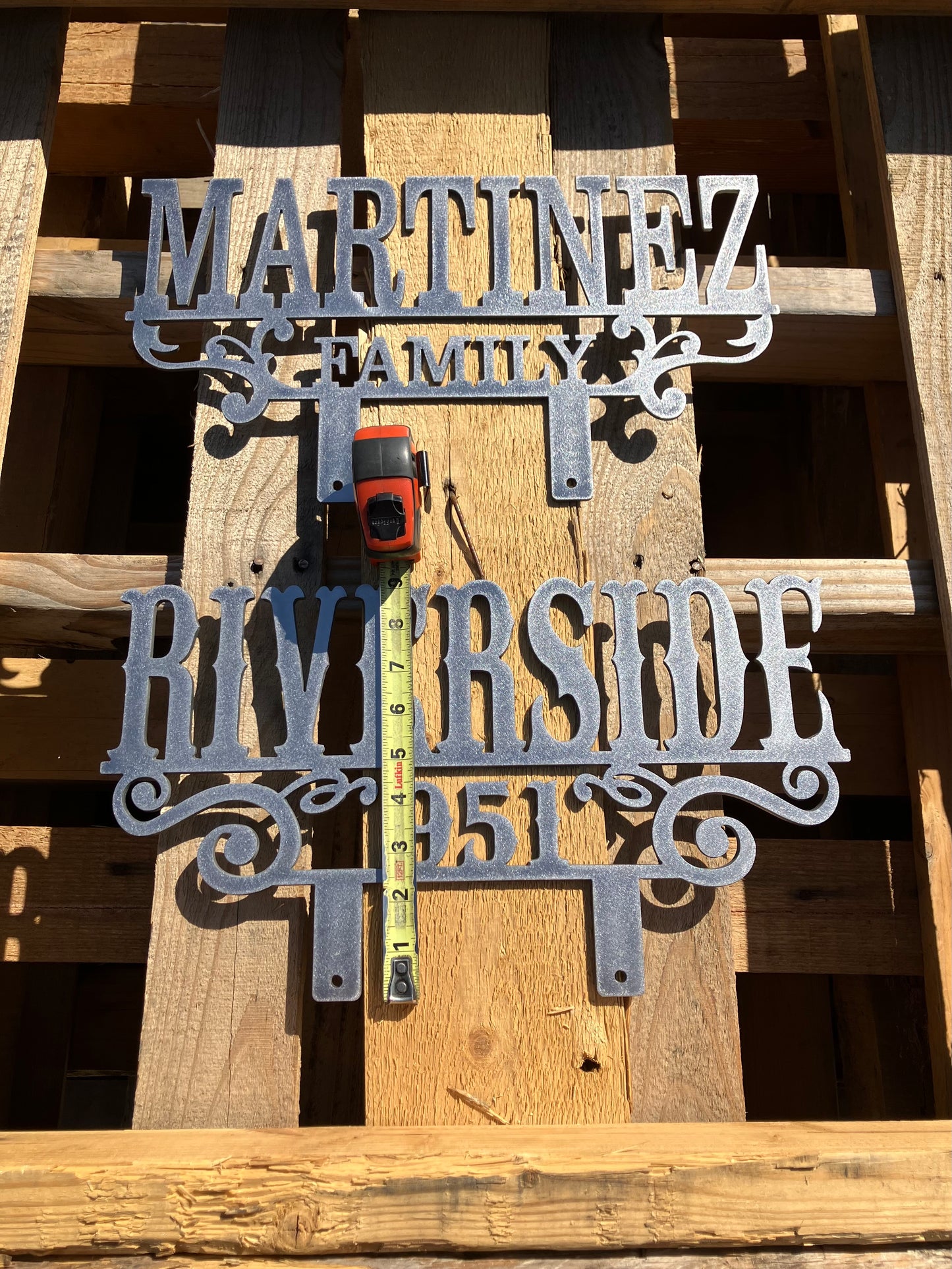 3/16" - 9" x 16" Chrome Car Plaque