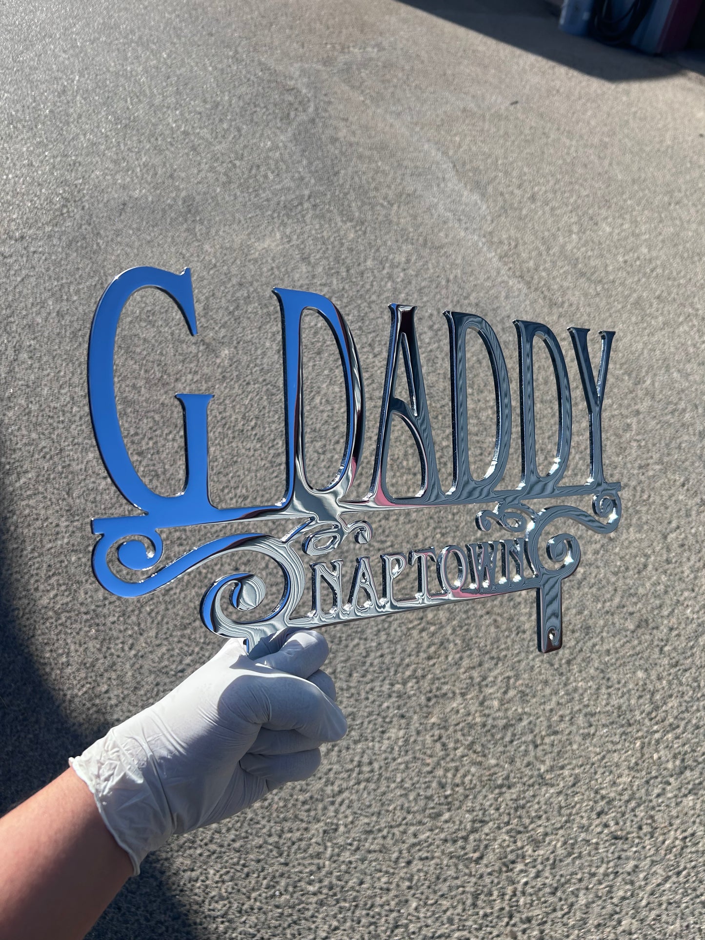 10 Ga Chrome Plated Car Plaque