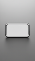 Classic Rectangle Chrome Plaque