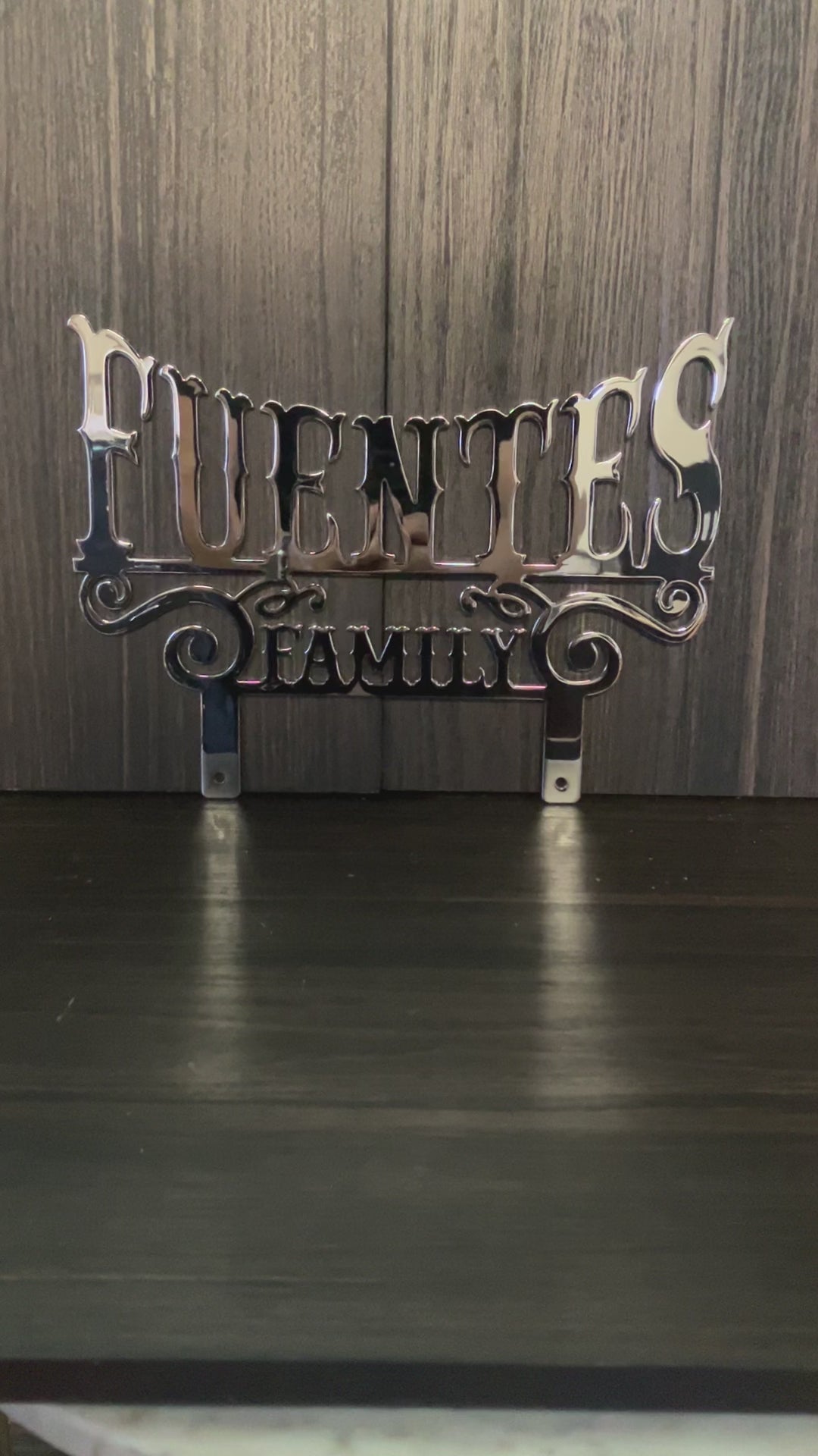 10 Ga - 11" x 19" Chrome Car Plaque